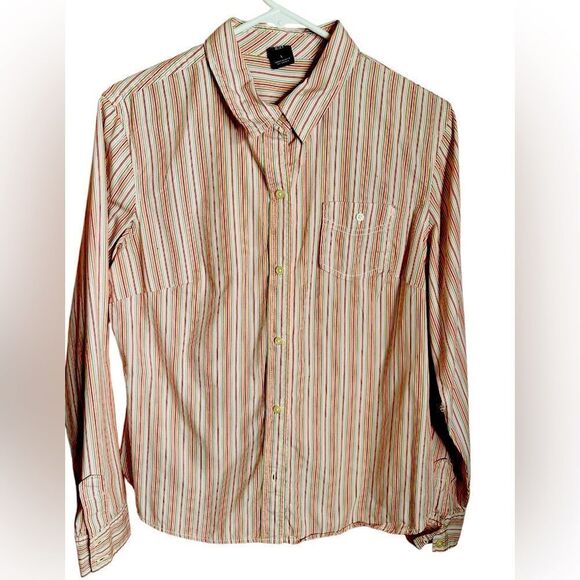 Gap Pinstripe Buttoned down with button front pocket Size L - Picture 2 of 3